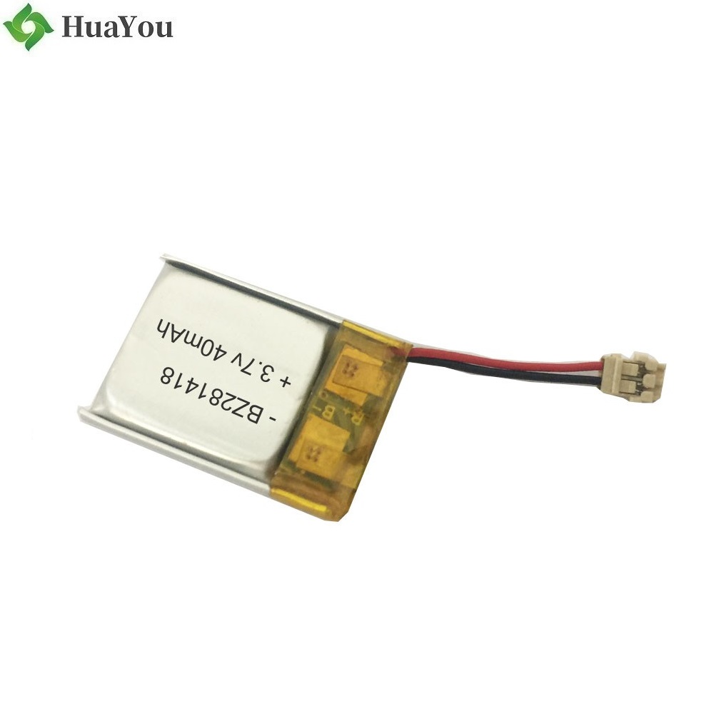 40mAh 3.7V Rechargeable LiPo Battery