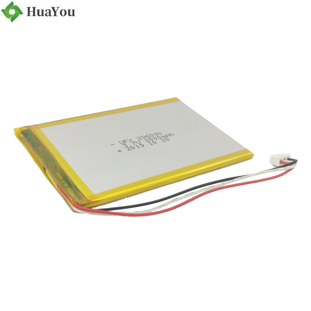 296090 2000mAh 3.7V Lithium Polymer Battery