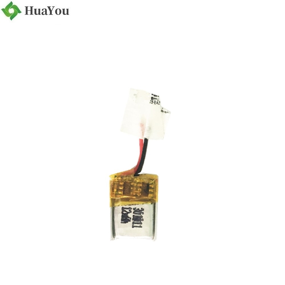 301011 12mAh 3.7V Rechargeable LiPo Battery