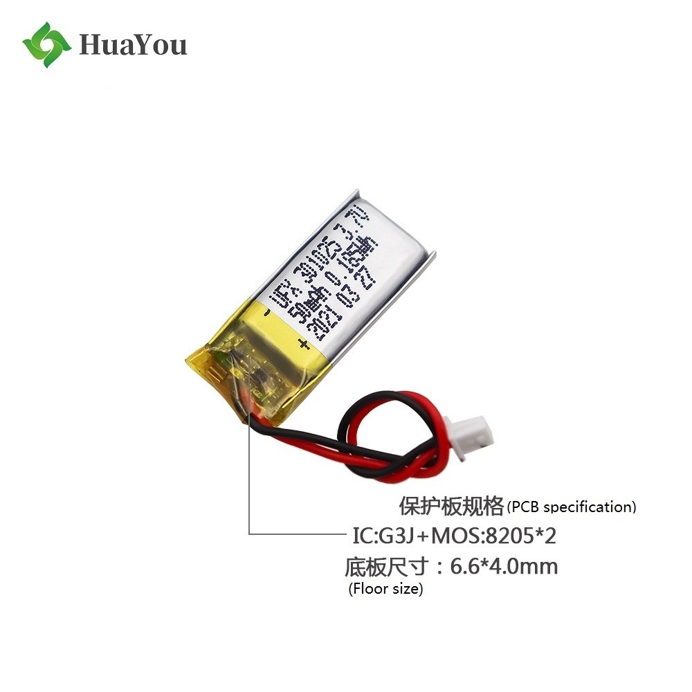 Lithium Cell Factory Supply High Performance 50mAh Lipo Battery