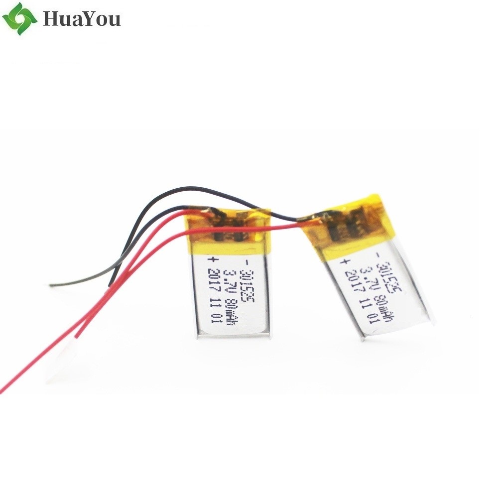 301525 80mAh 3.7V Lipo Battery