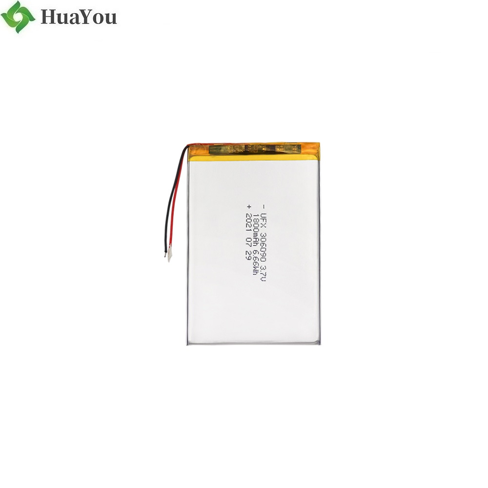 306090 1800mAh 3.7V Lithium Polymer Batteries