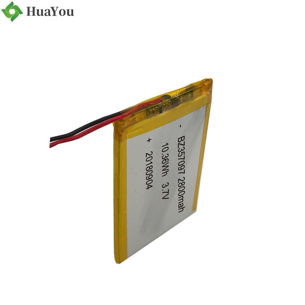 2800mAh 3.7V Li-Polymer Battery 