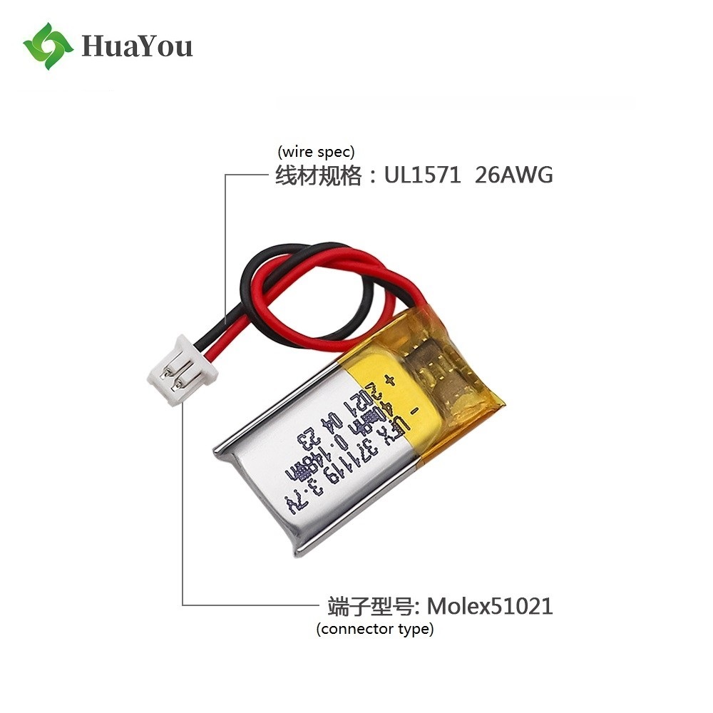 Most Popular Rechargeable 40mAh Lipo Battery