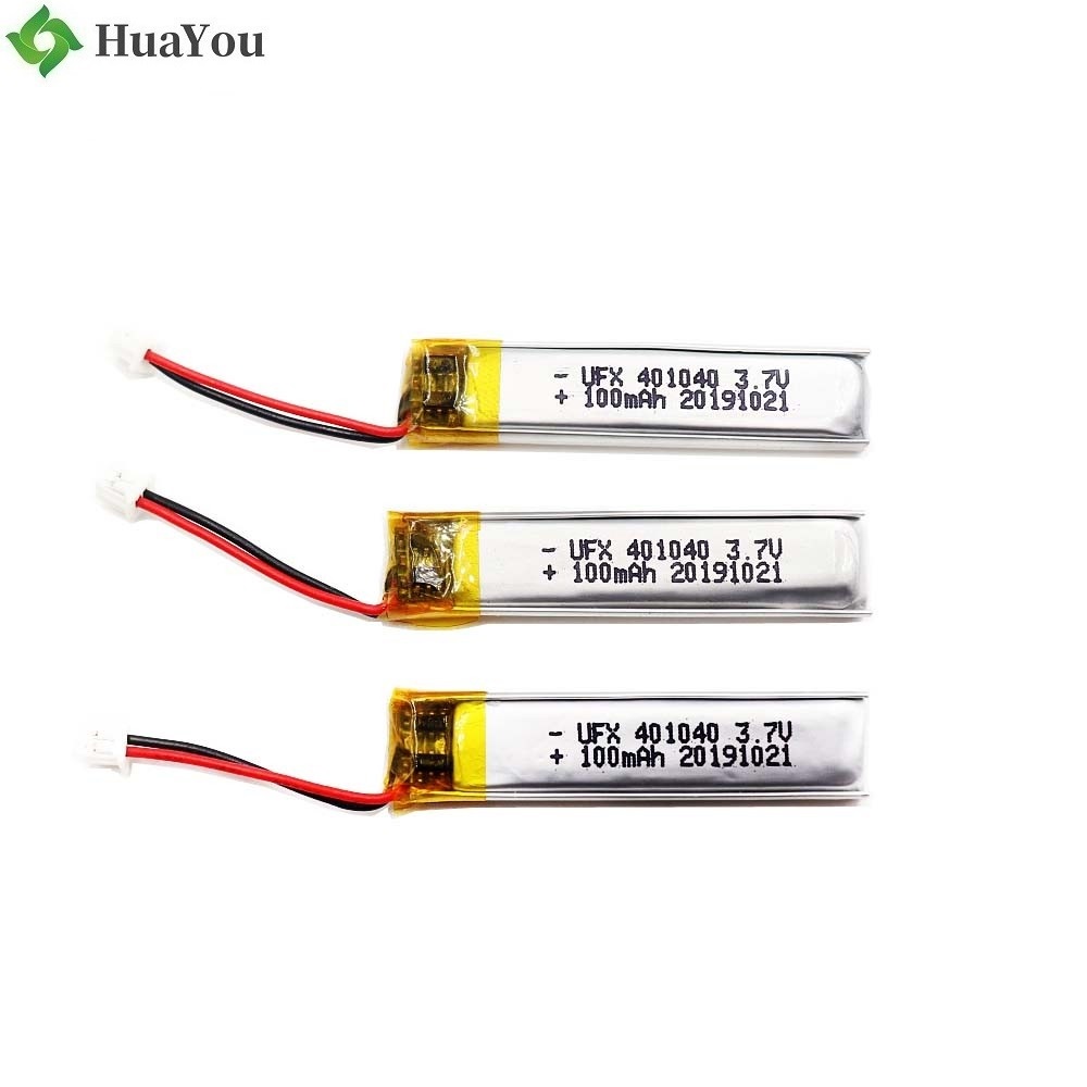 401040 3.7V Li-Polymer Battery With UN38.3 Certification