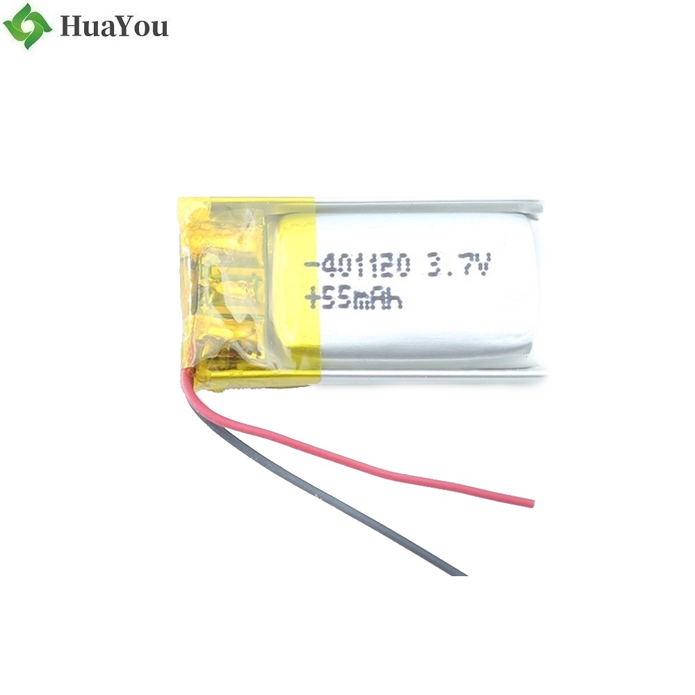 55mAh Li-polymer Battery for Bluetooth Smart Bracelet