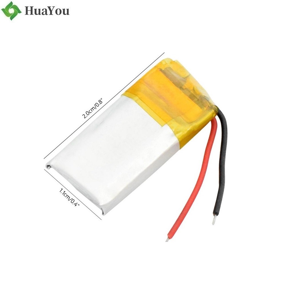 401120 55mAh 3.7V Li-polymer Battery