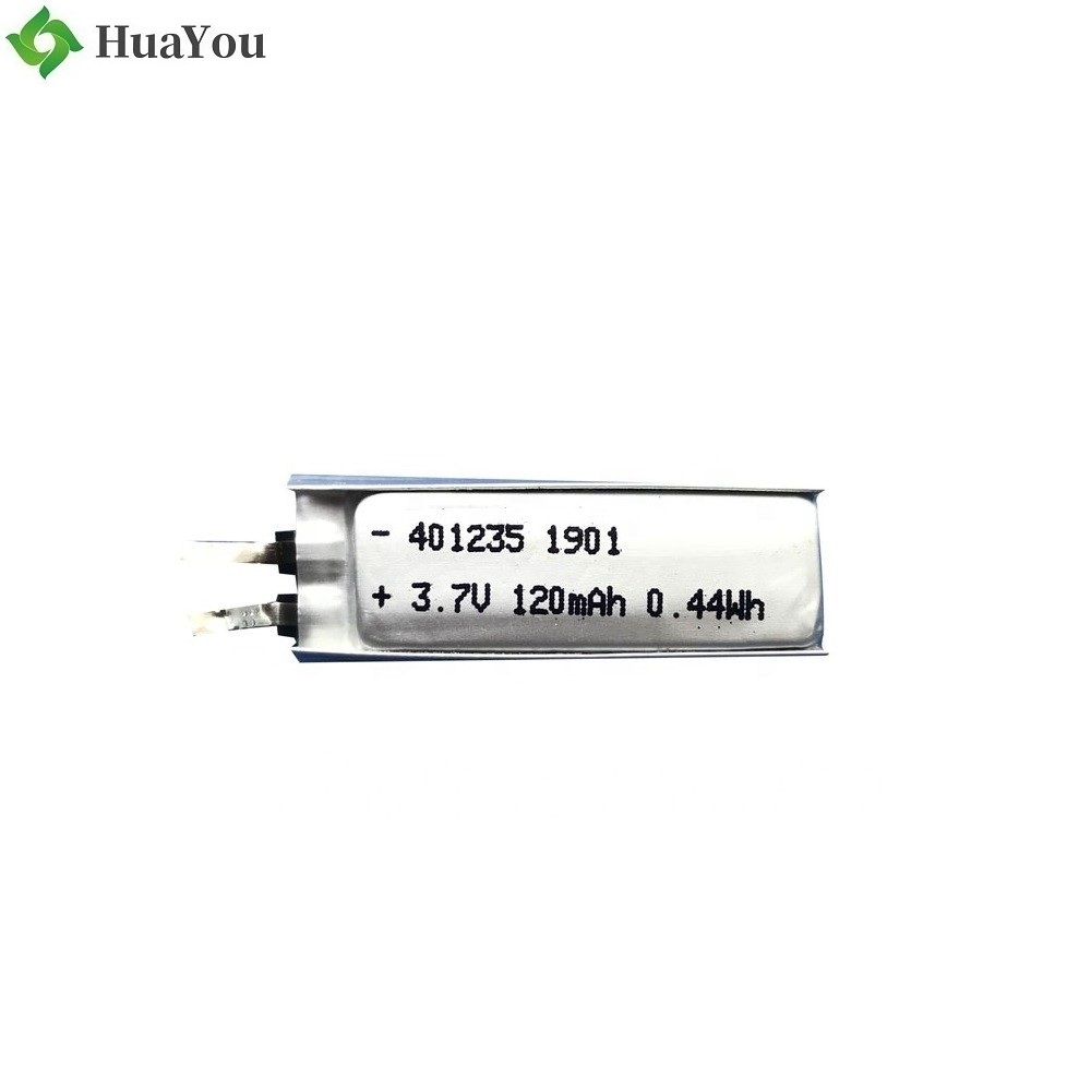 401235 120mAh 3.7V Lipo Battery with KC Certificate