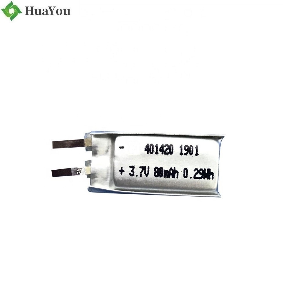 401420 80mAh 3.7v Lipo Battery