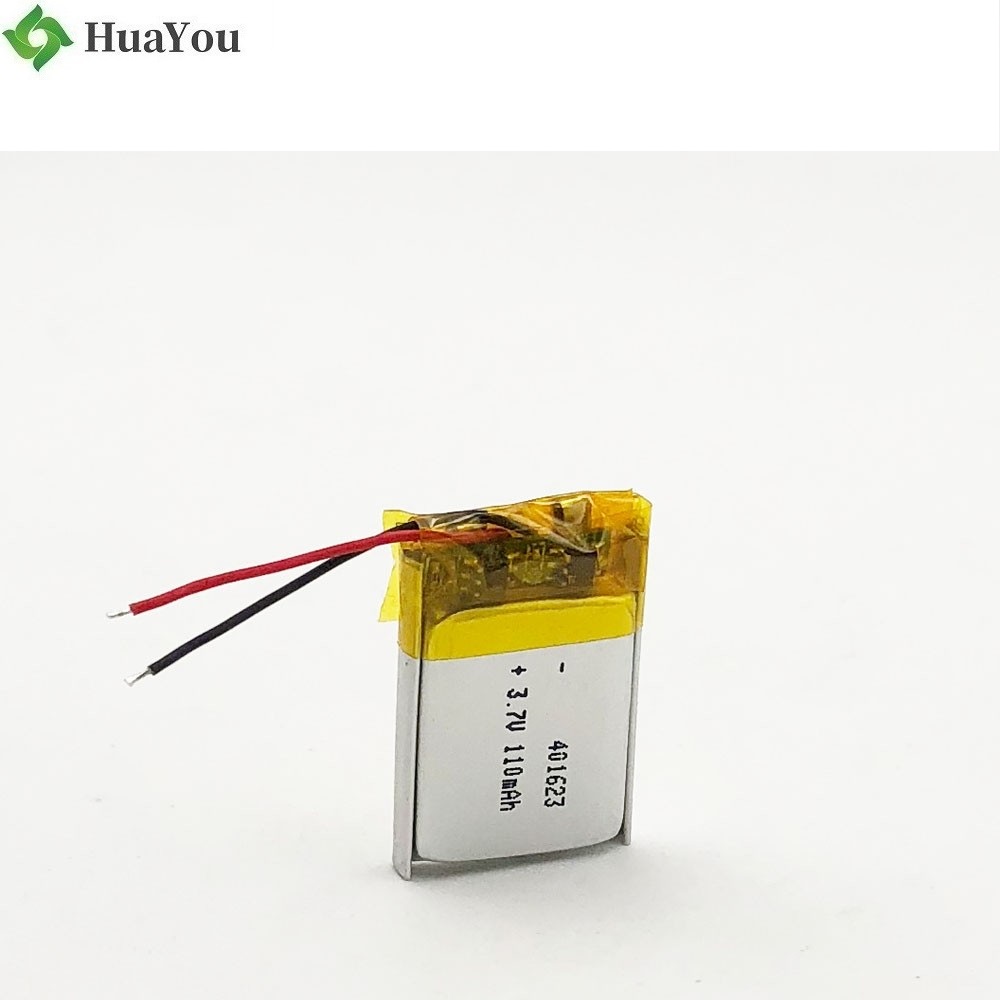 110mAh 3.7V Polymer Li-ion Battery