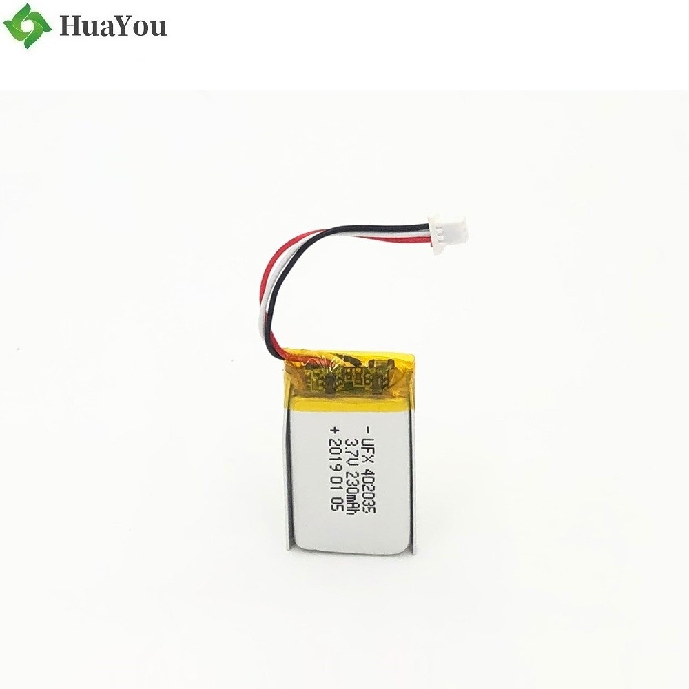 230mAh Li-Polymer Battery Made In China