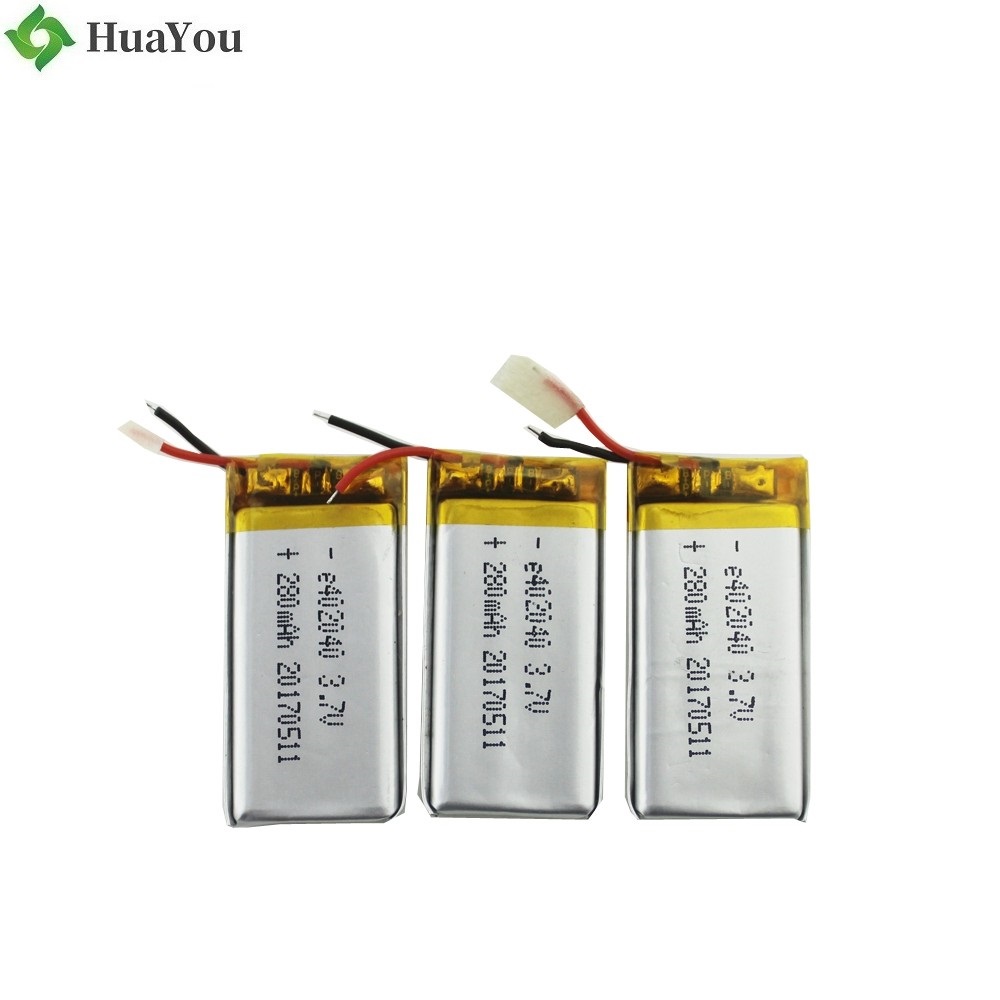 402040 280mAh 3.7V Lipo Battery