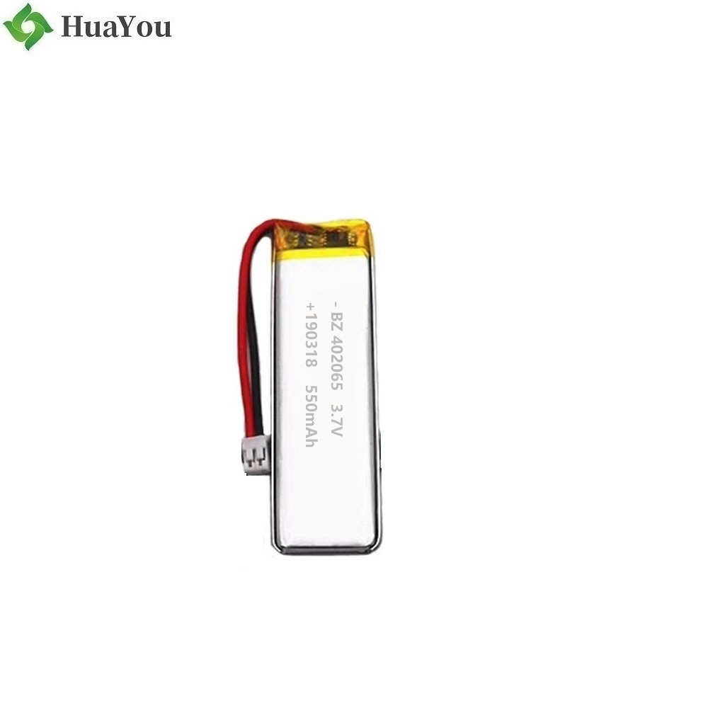 550mAh Li-polymer Battery for Air Cleaner