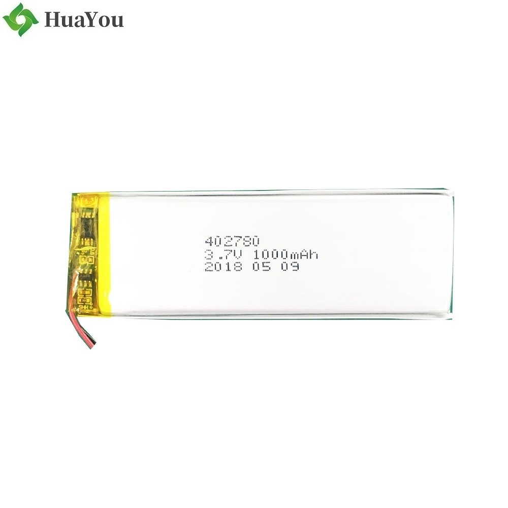 402780 1000mAh 3.7V Lipo Battery with KC Certificate