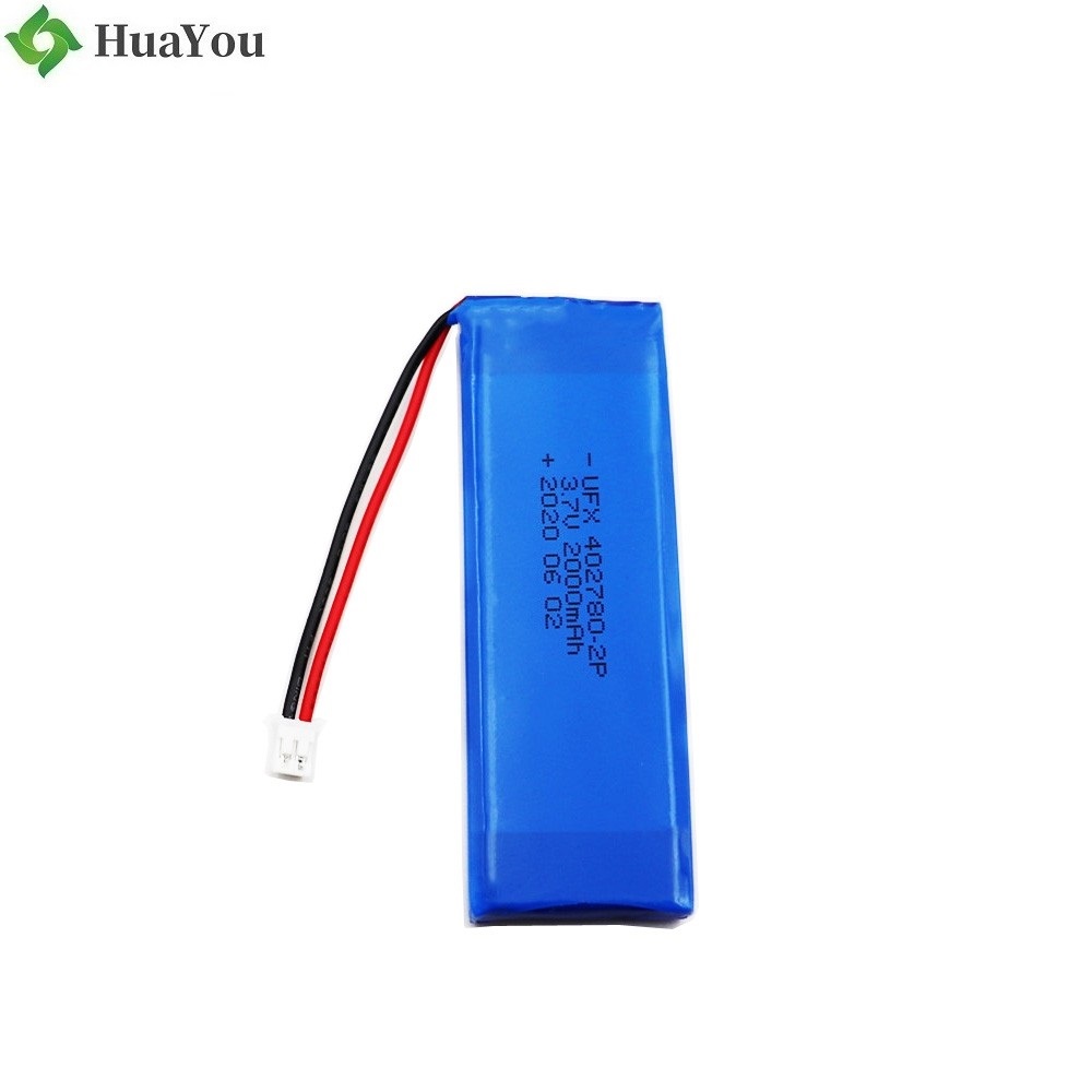 402780-2P 2000mAh 3.7V Lithium Polymer Battery