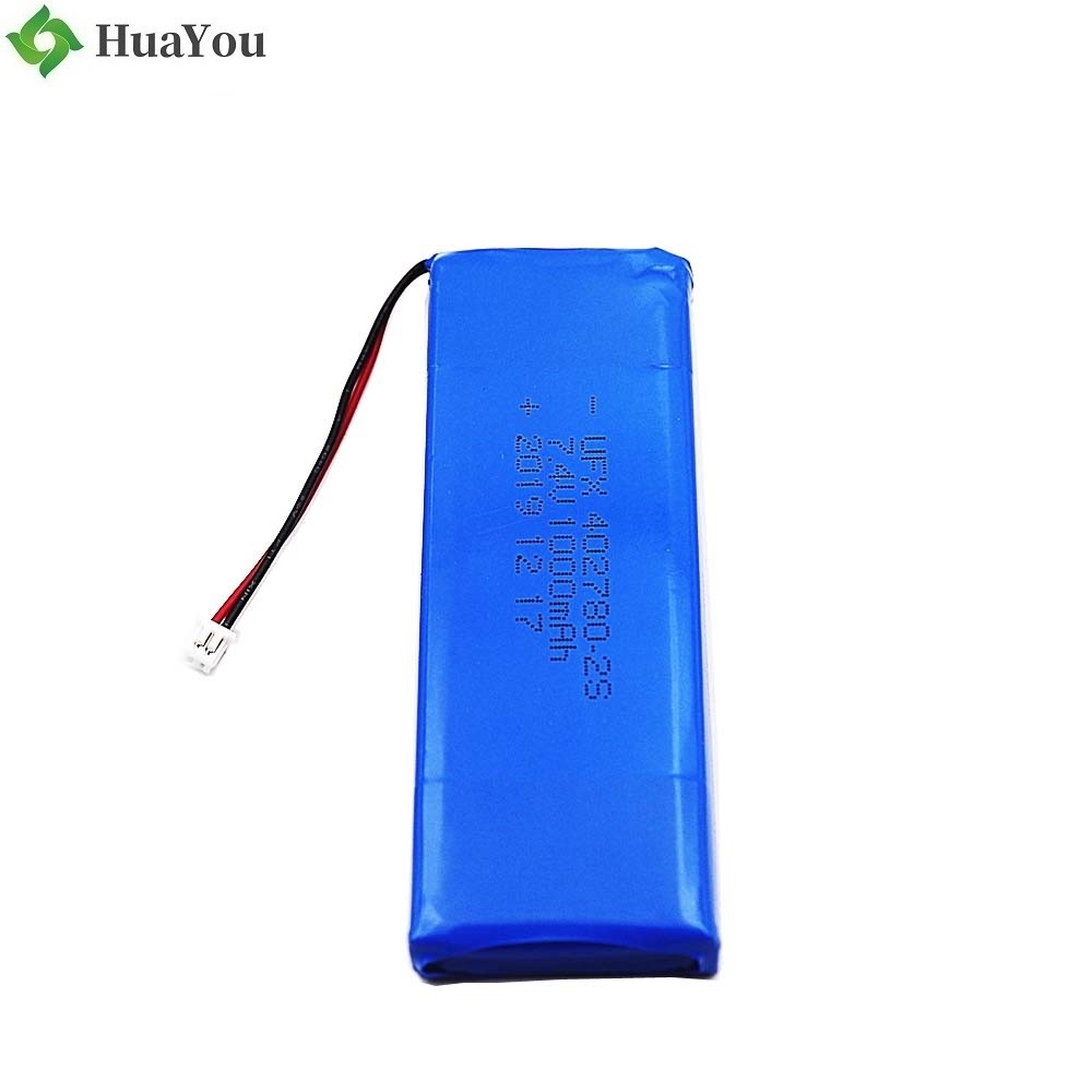 402780-2S 1000mAh 7.4V Li-Polymer Battery