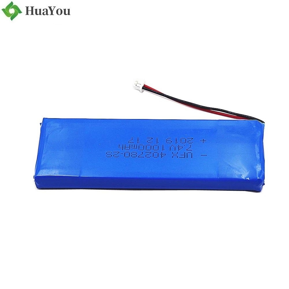 402780-2S 1000mAh 7.4V Li-Polymer Battery