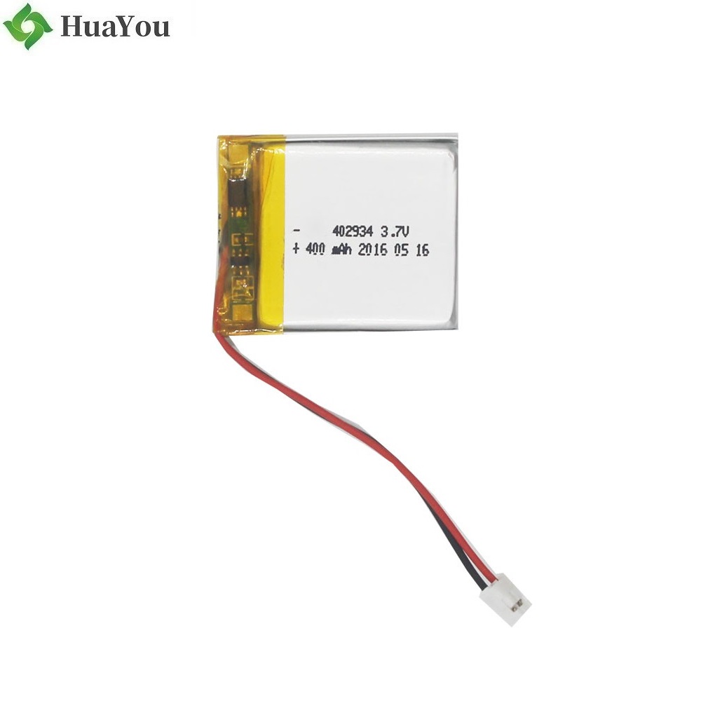 402934 400mAh 3.7V Li-Polymer Battery 