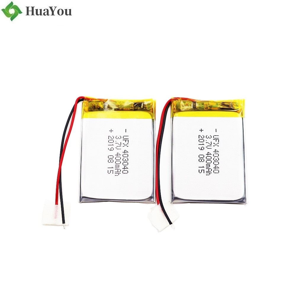 403040 400mAh 3.7V Li-Polymer Battery
