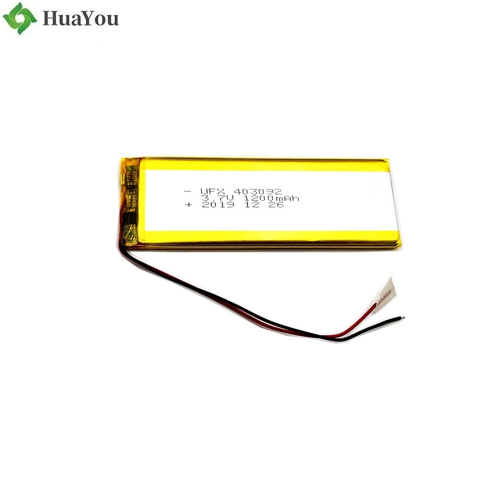 403092 1200mAh 3.7V Li-Polymer Battery 