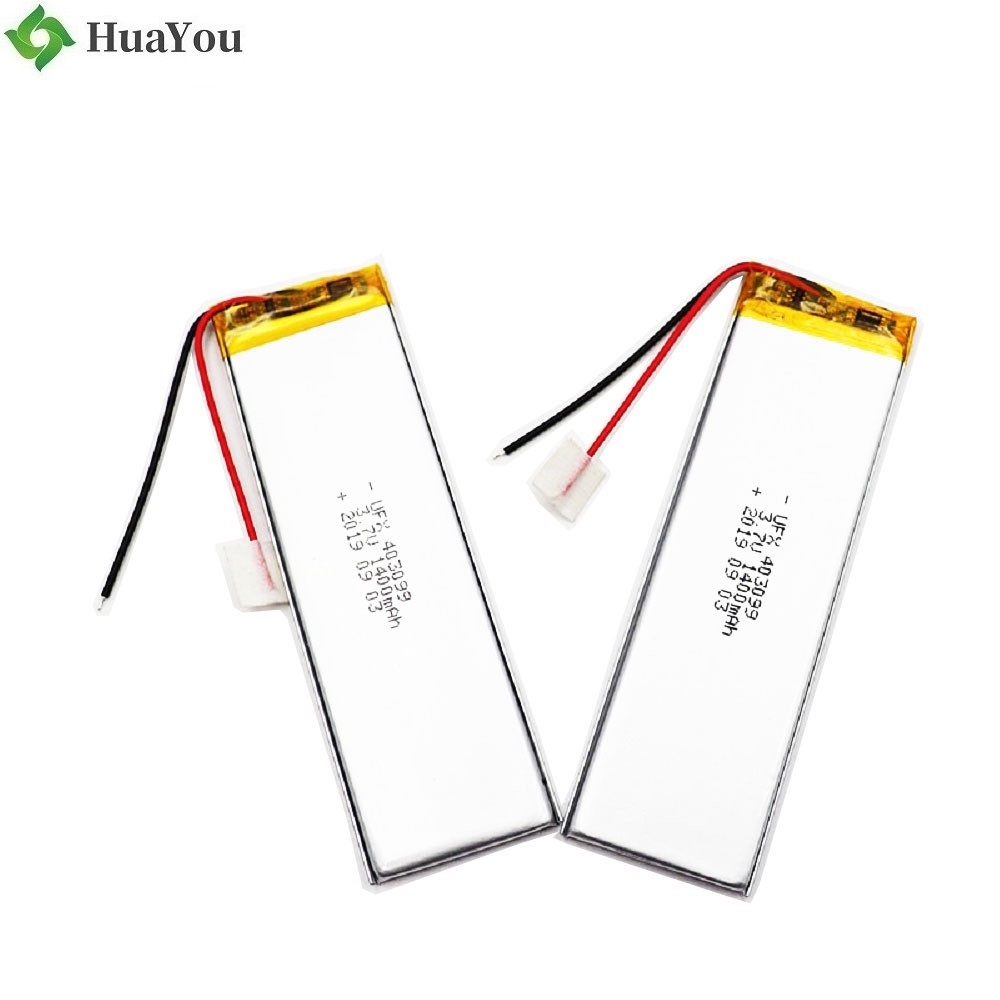 403099 1400mAh 3.7V Li-Polymer Battery