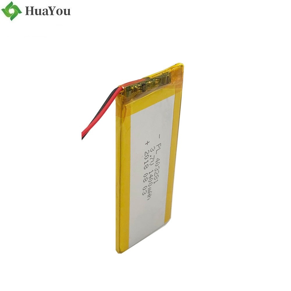 3.7V 1400mAh Rechargeable Li-Polymer Battery