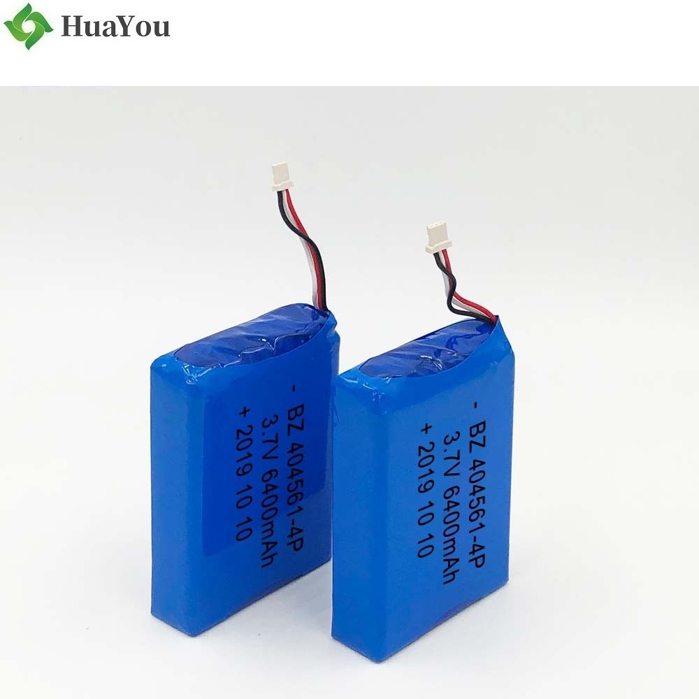 404561-4P 3.7V 6400mAh Lithium Polymer Battery