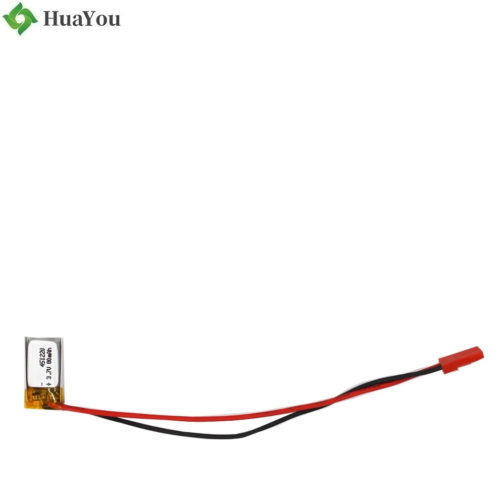 80mah 3.7V LiPo Battery