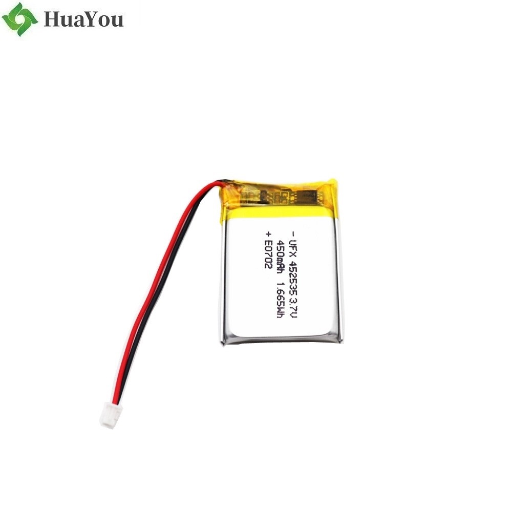 450mAh Lipo Battery For Monitor Device 