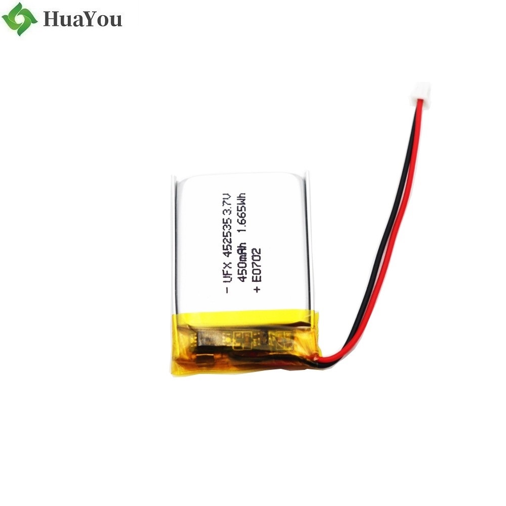 452535 450mAh 3.7V Li Polymer Battery
