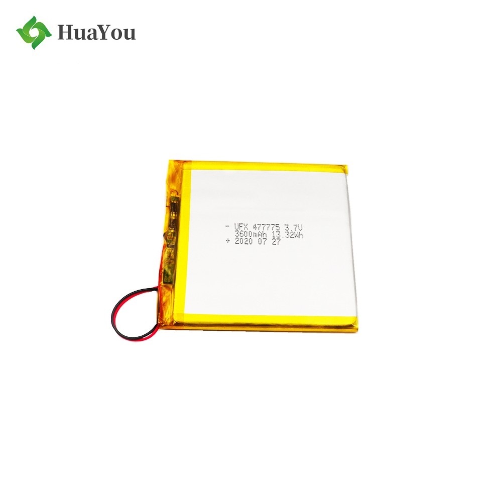 3600mAh Smart Flat Computer Lipo Battery