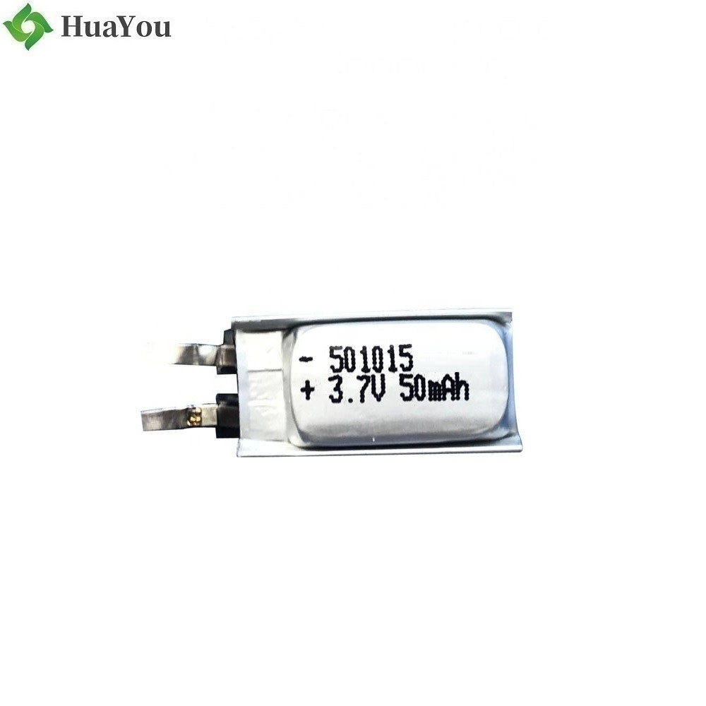 Lithium Cells Factory Customized Battery for Bluetooth Headset 501015 50mAh