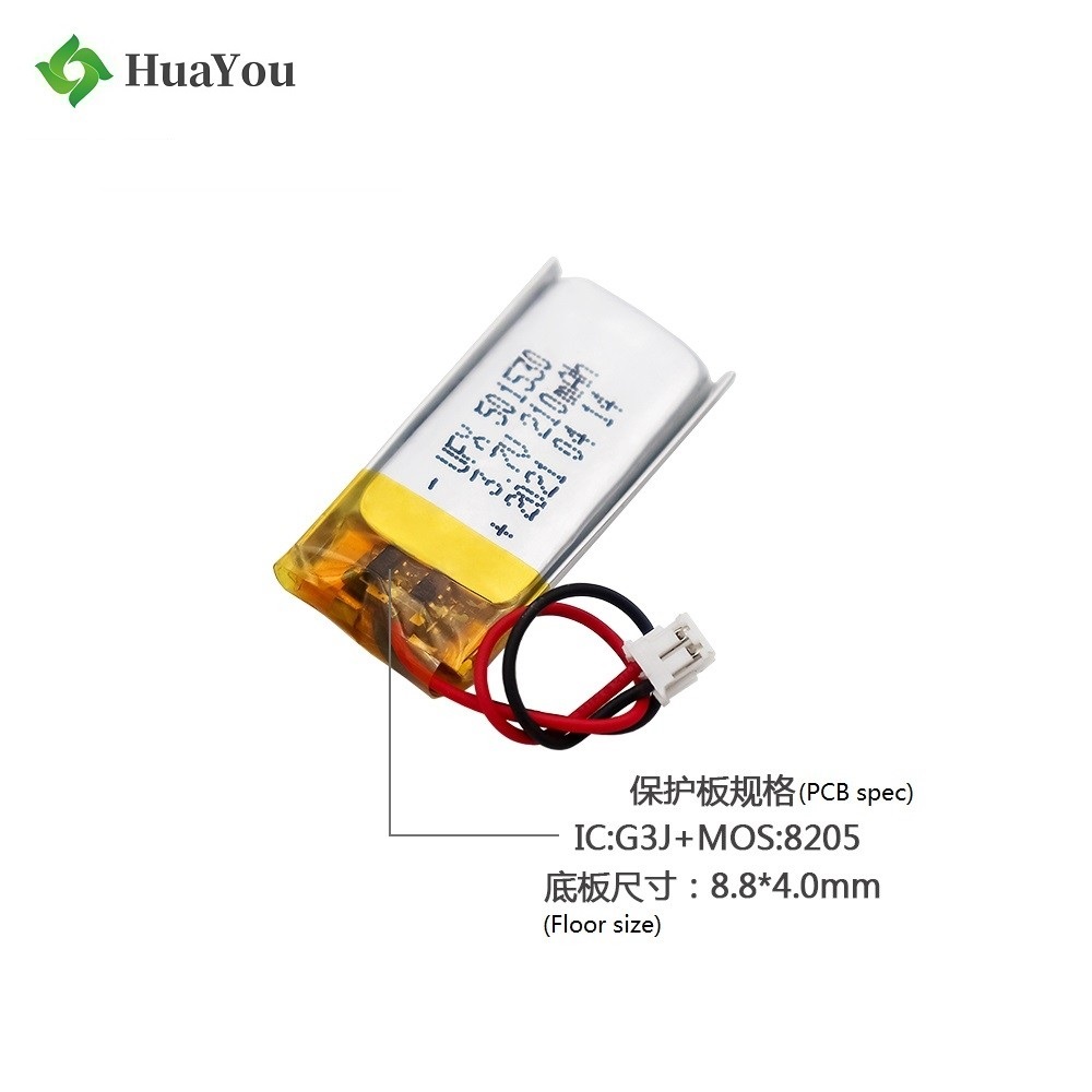 China Lithium Cells Manufacturer Wholesale 210mAh Lipo Battery