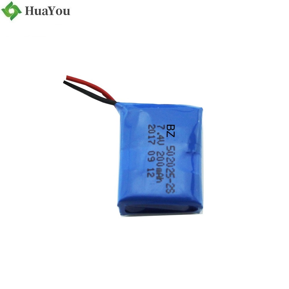 7.4V Rechargeable Polymer Li-Ion Battery