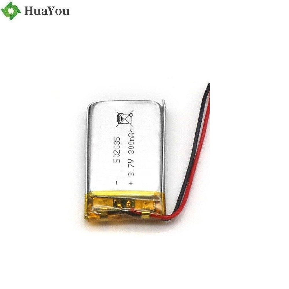 300mAh 3.7V Li-ion Battery