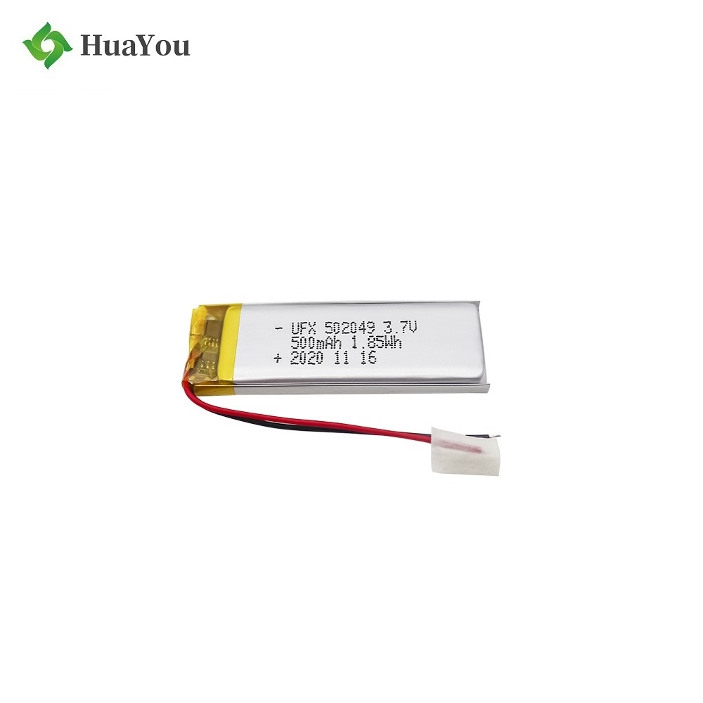 500mAh Electronic Menu Lipo Battery