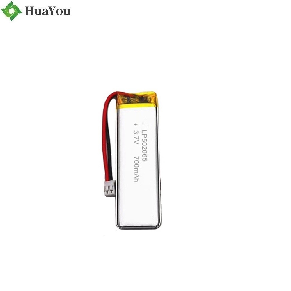 502065 700mAh 3.7V Lipo Battery