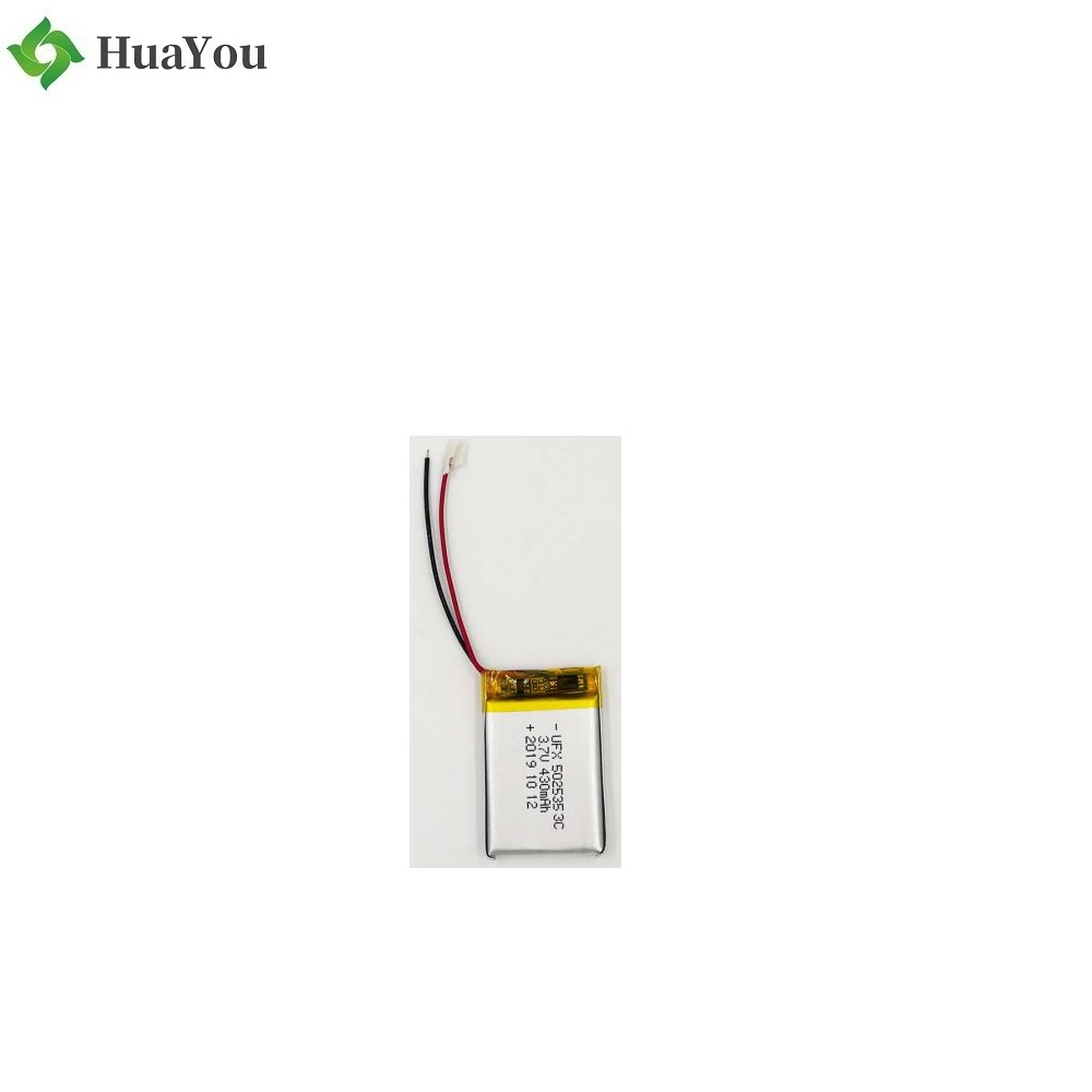 502535 3C 3.7V 430mAh Li-Polymer Battery