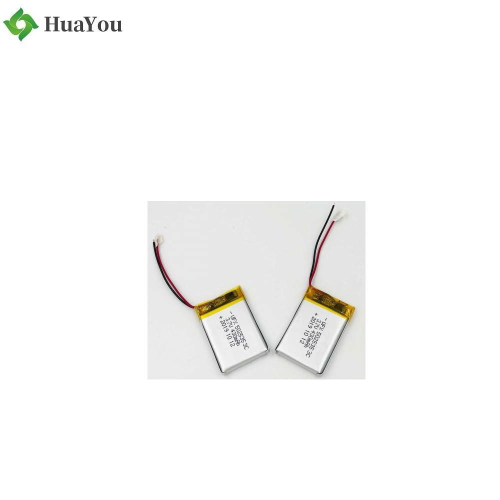 502535 3C 3.7V 430mAh Li-Polymer Battery