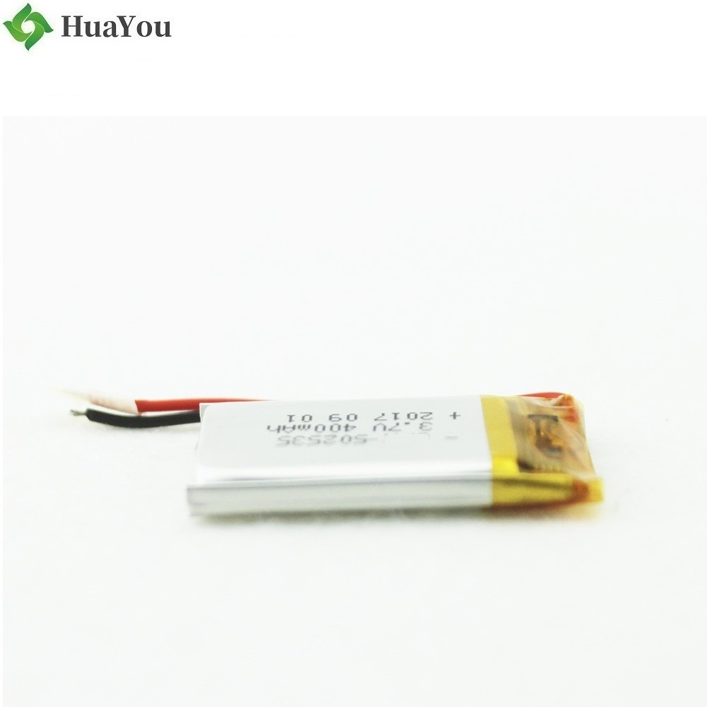 502535 400mAh 3.7V Lipo Battery