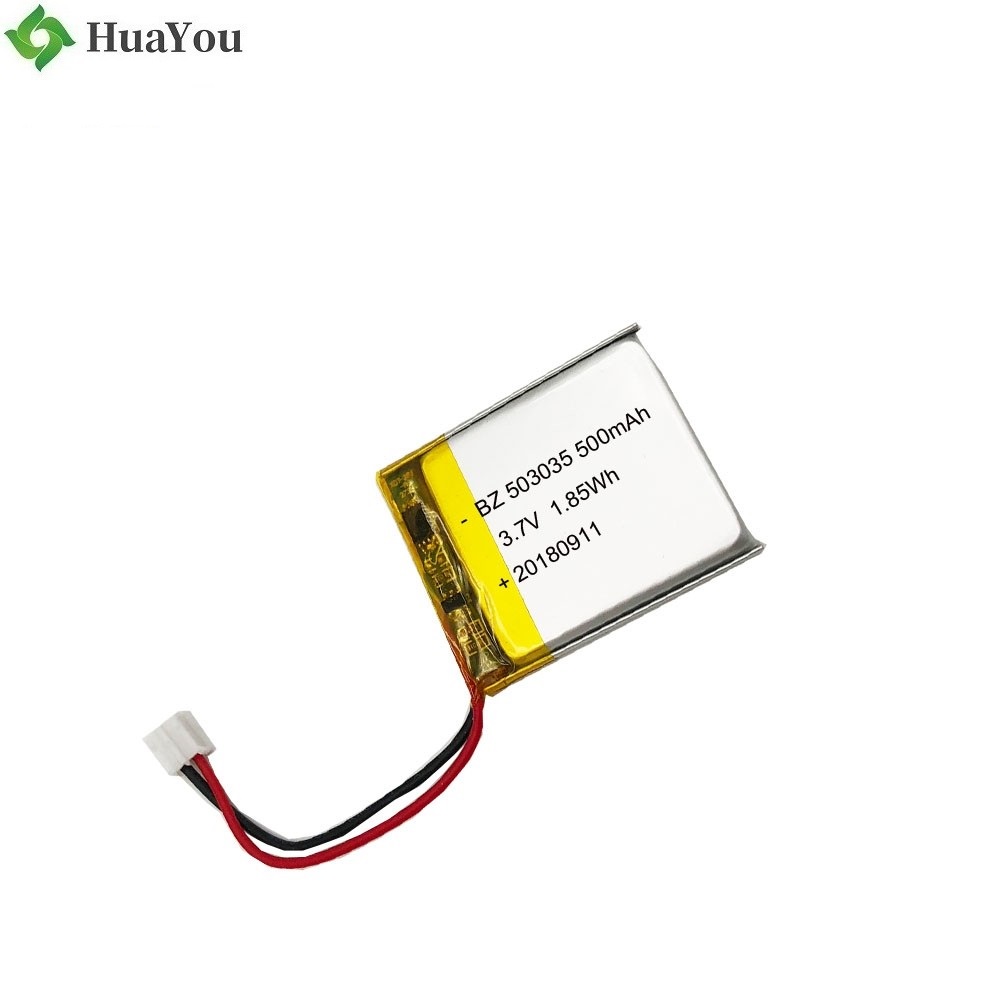 500mAh 3.7V KC Certification Li-polymer Battery