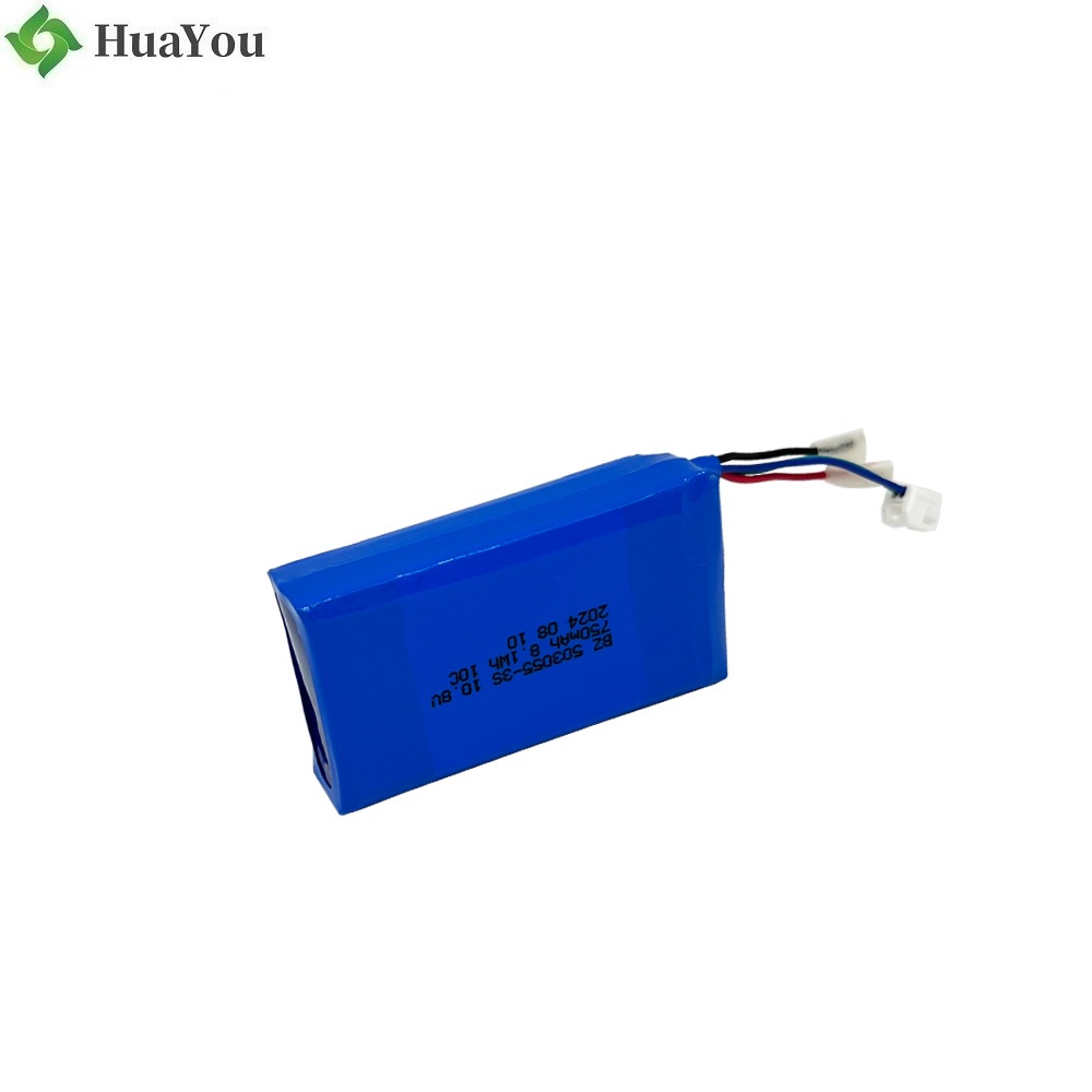 10.8V 750mAh 10C Lipo Battery Pack