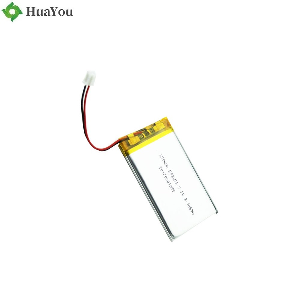 503055 850mAh 3.7V Rechargeable LiPo Battery