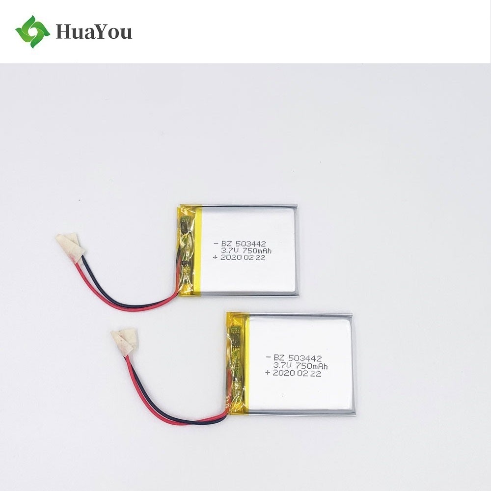 750mAh Rechargeable GPS Tracker Lipo Battery