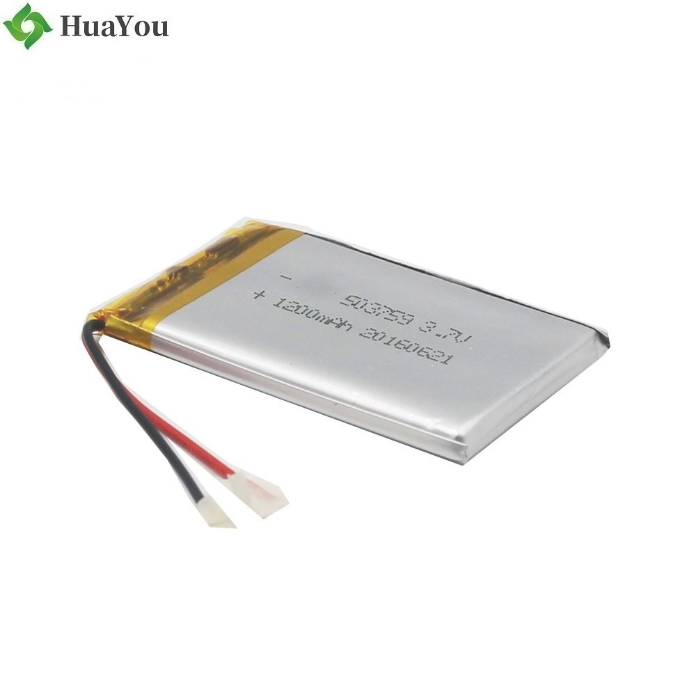 503759 1200mAh 3.7V Rechargeable LiPo Battery with UL Certificate