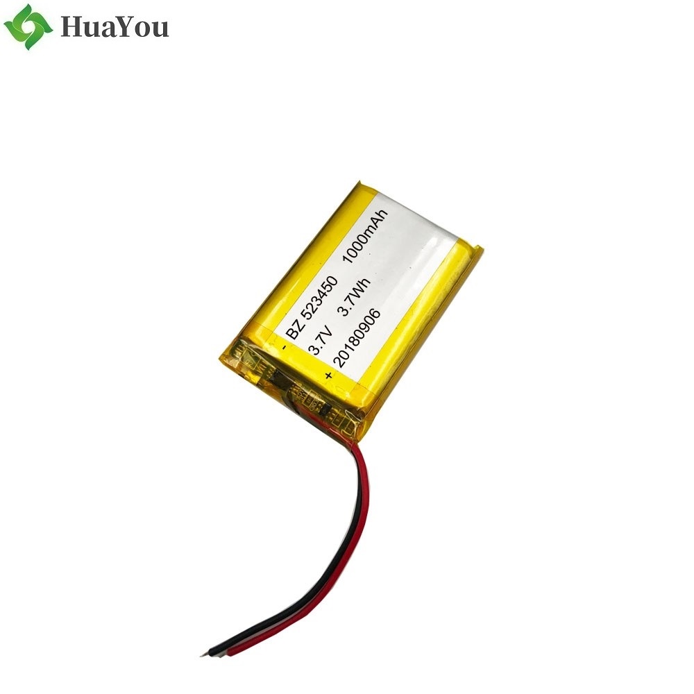 523450 1000mAh 3.7V Lipo Battery with KC Certification