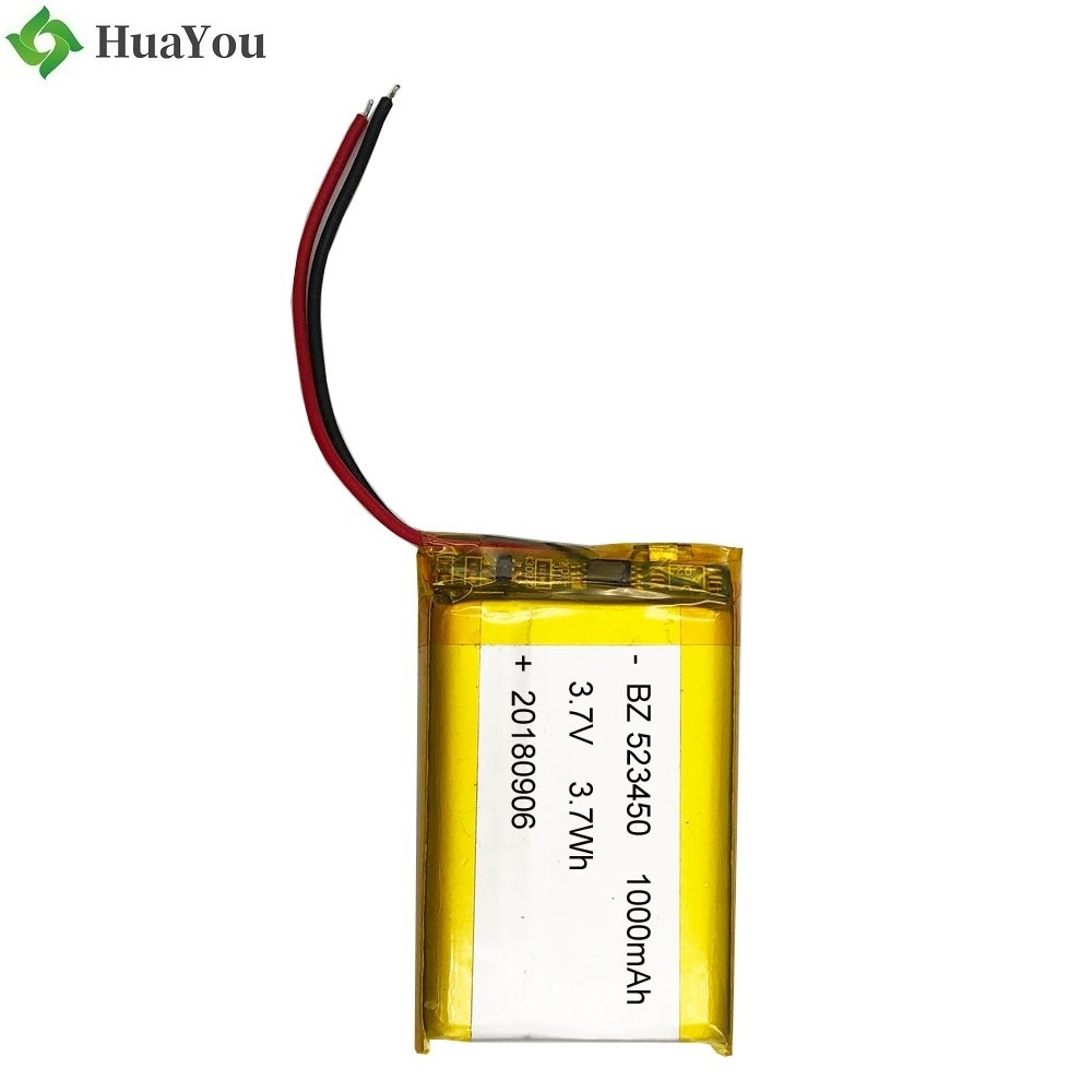 523450 1000mAh 3.7V Lipo Battery with KC Certification