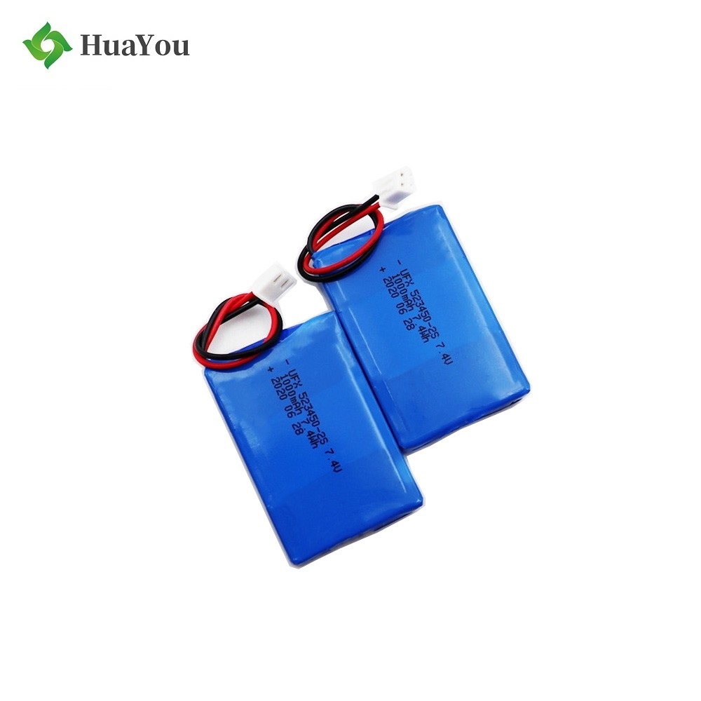 Professional Customized 1000mAh Lipo Battery 