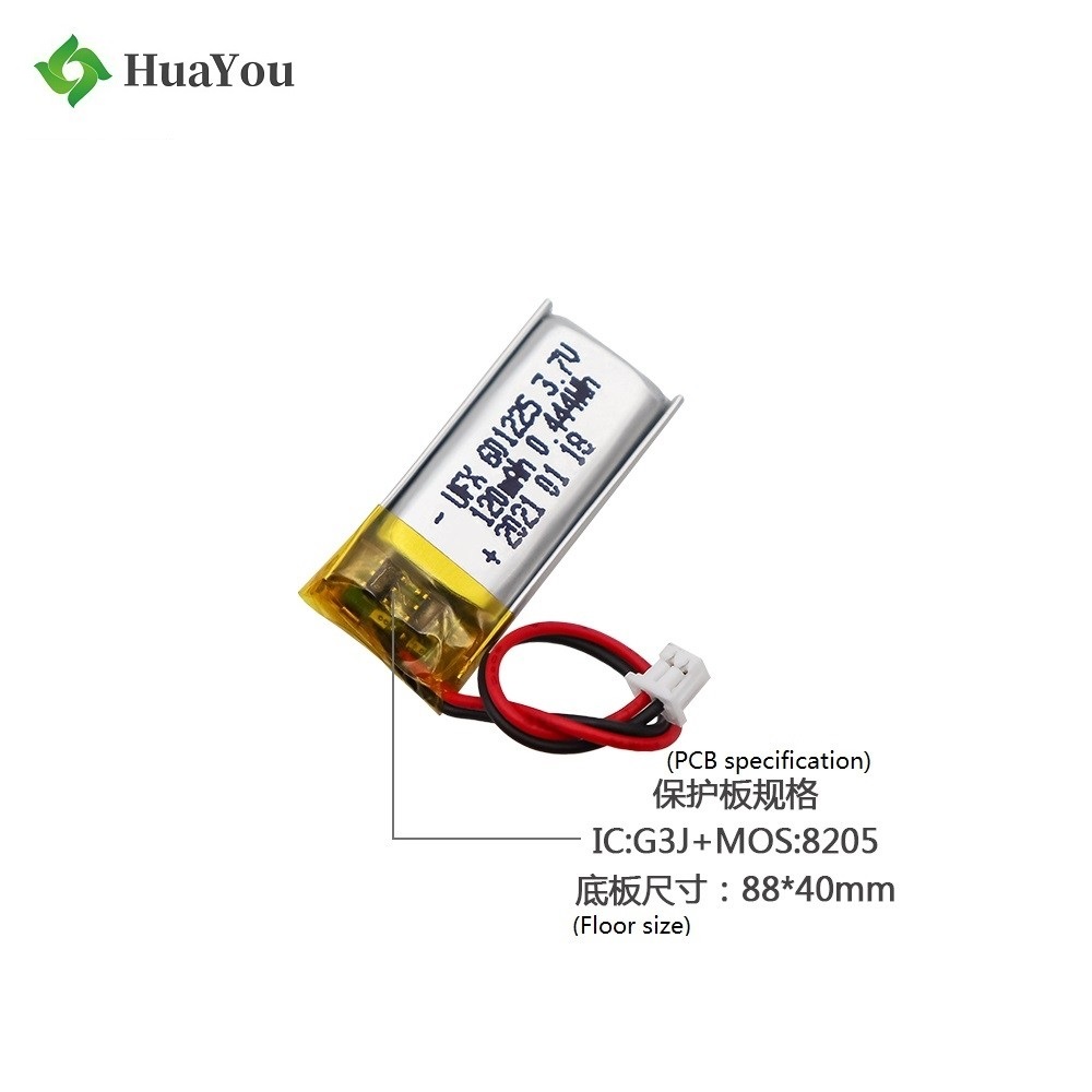 2021 120mAh New Arrival Li-polymer Battery