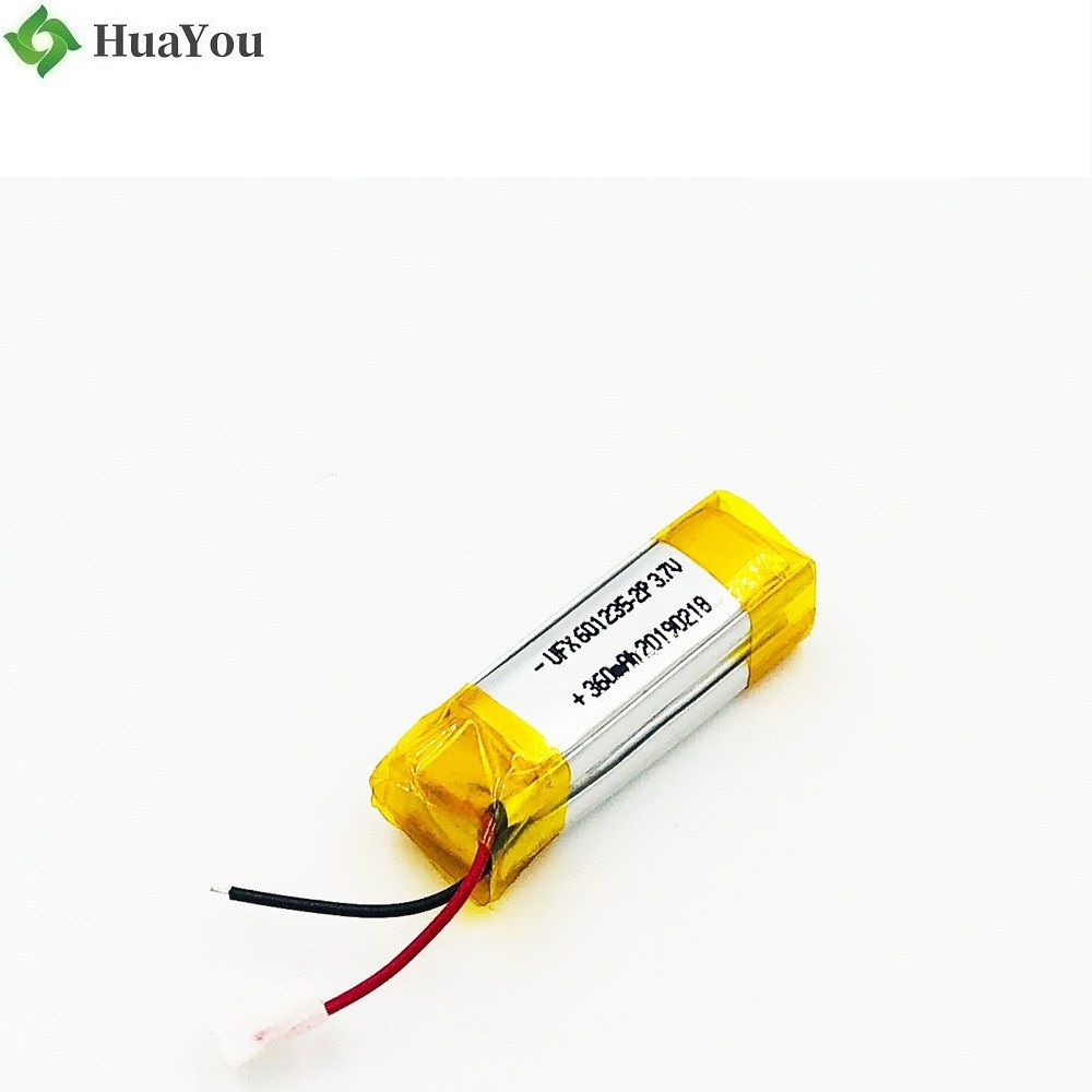 601235-2P 360mAh 3.7V Li-Polymer Battery